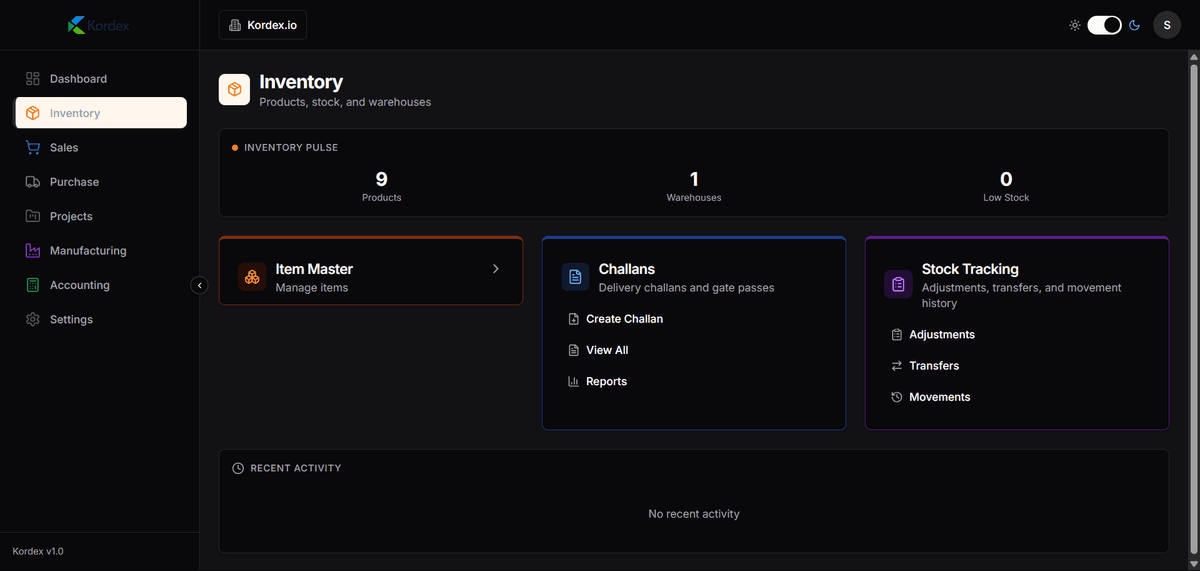 Inventory Management Software with Real-Time Tracking